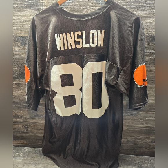NFL Other - VTG Cleveland Browns Football NFL Team Apparel Size L Kellen Winslow #80 Jersey
